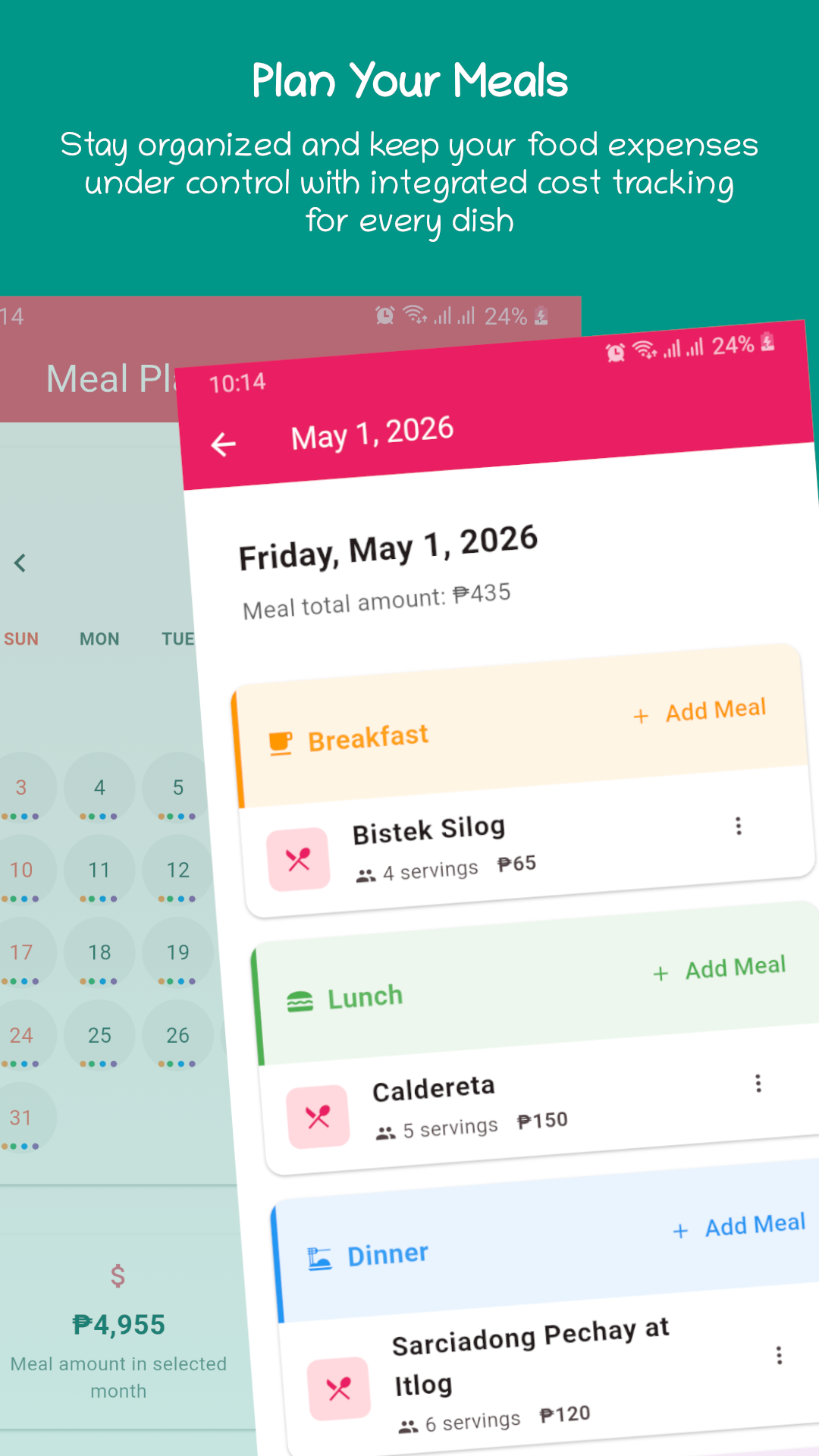 Aily Meal Planner