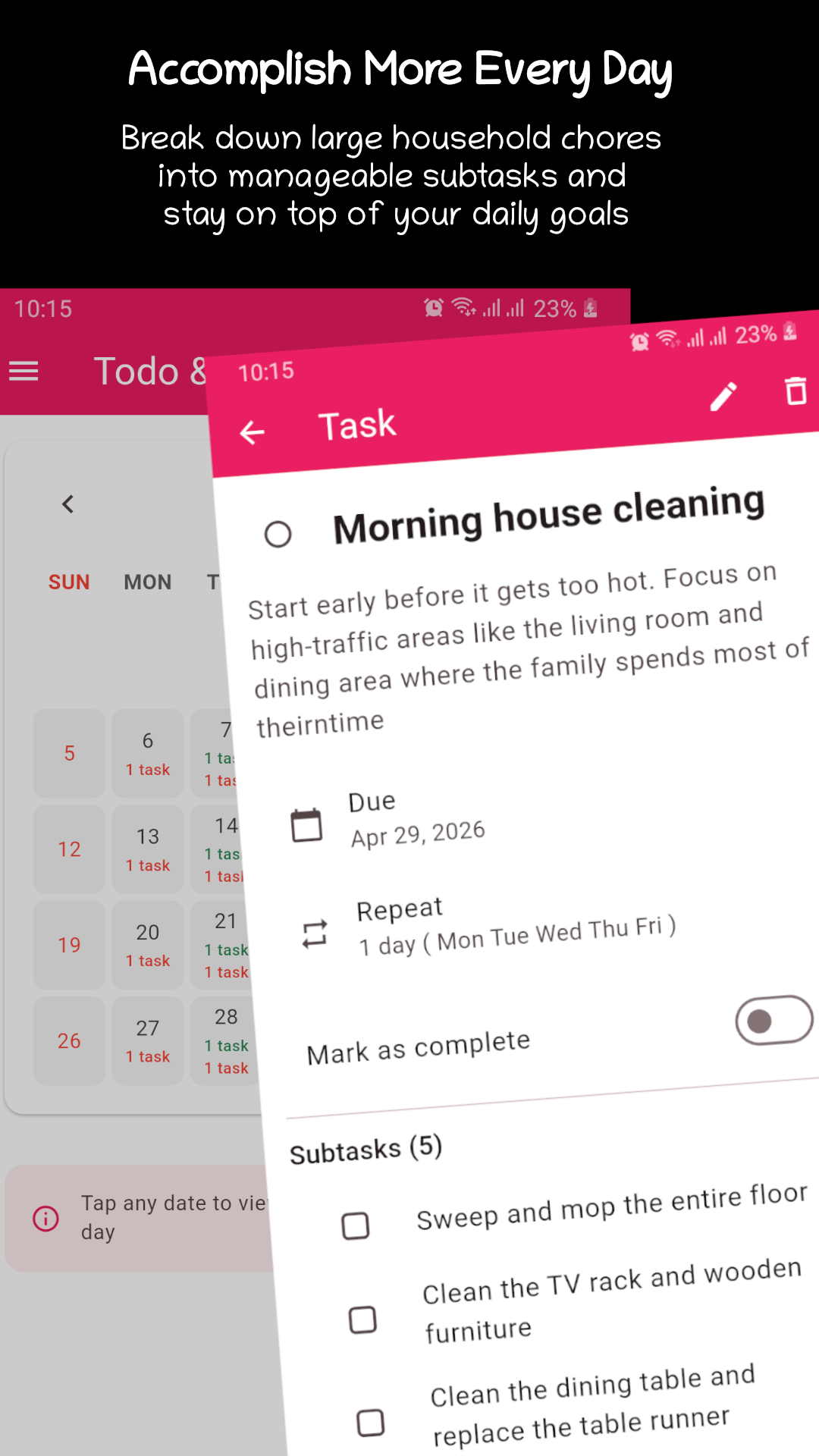 Aily Tasks and Todos